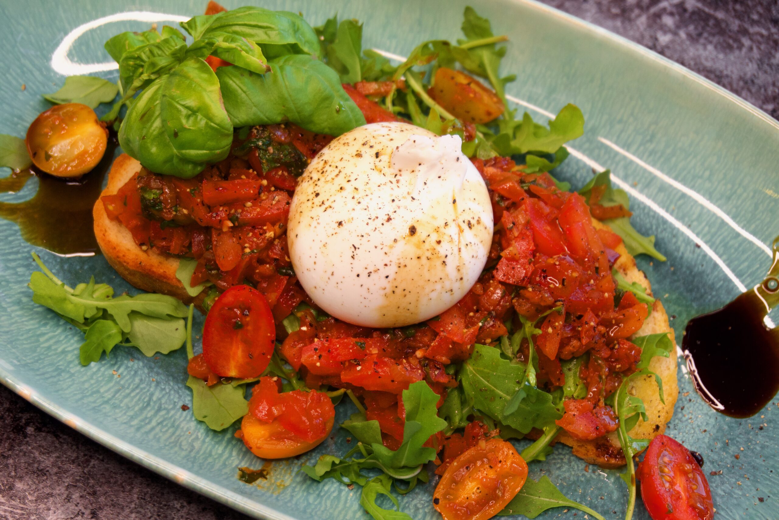 Mozzarella och tomater - Recept på förrätt 